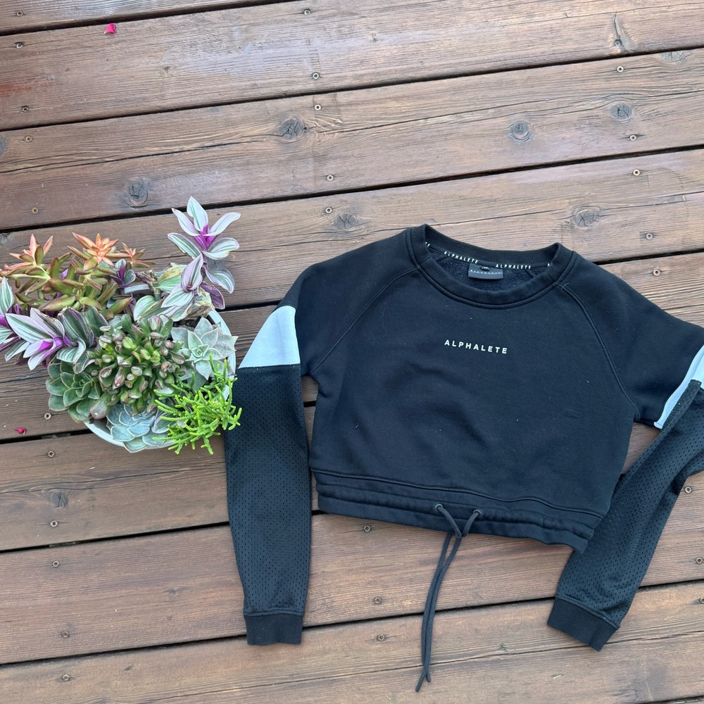 🐺Alphalete crop sweater, size XS - Picture 2 of 6
